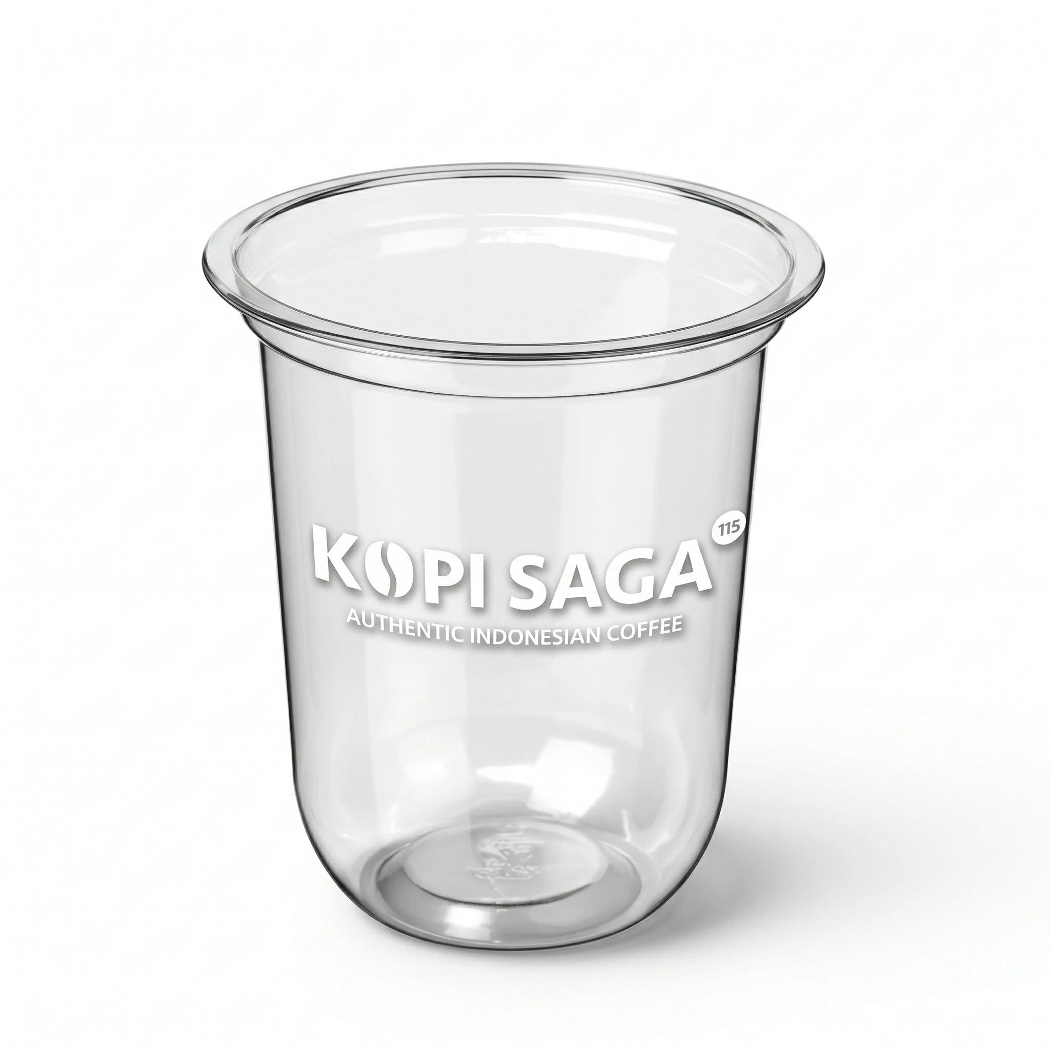 Sablon Gelas OVAL 12 oz, 14 oz, 16 oz, 18 oz, dan 22 Oz TEBAL