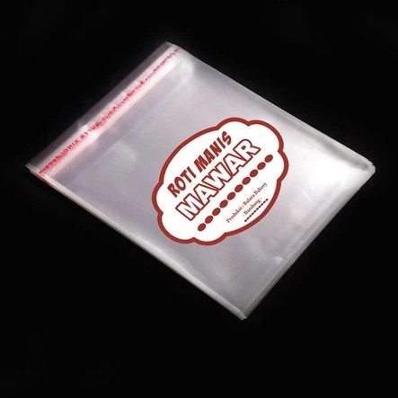 Sablon Plastik Opp Roti Ukuran 15x15 Free Desain