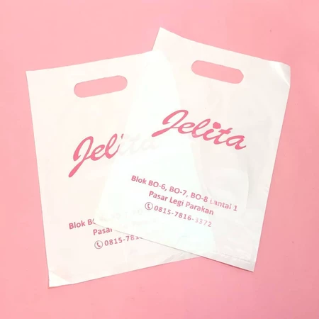 Sablon Plastik Plong HD ukuran 25x35 FREE DESIGN 100 pcs