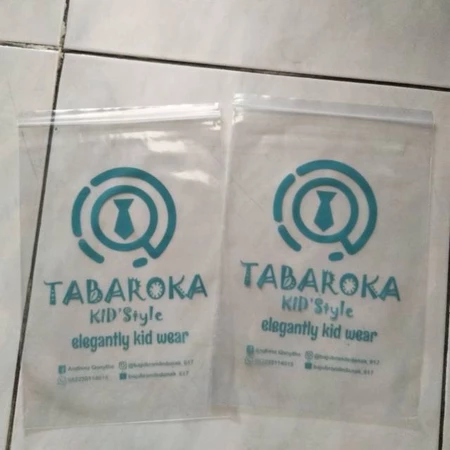 Sablon Plastik Ziplock Ukuran 30x40 Tanpa Plong Free Desain