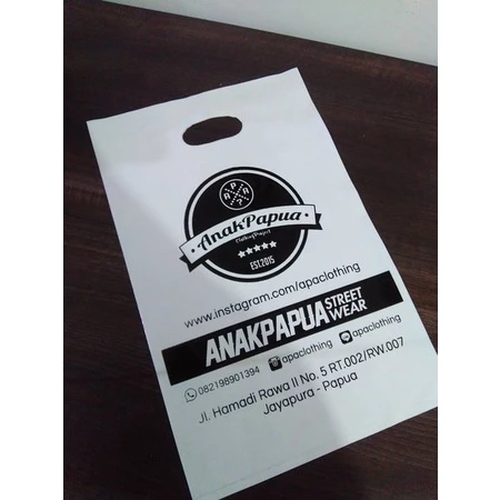 Sablon Plastik Plong HD ukuran 15x22 FREE DESIGN