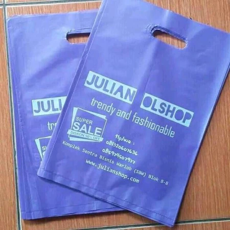 Sablon Plastik Plong HD ukuran 25x35 FREE DESIGN 100 pcs